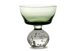 Trinkglas Eternal Snow grün-klar H 10 cm