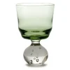 Trinkglas Eternal Snow grün-weiß H 9,5 cm