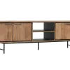 TV-Board auf Fuß Evo Teak B 225 cm