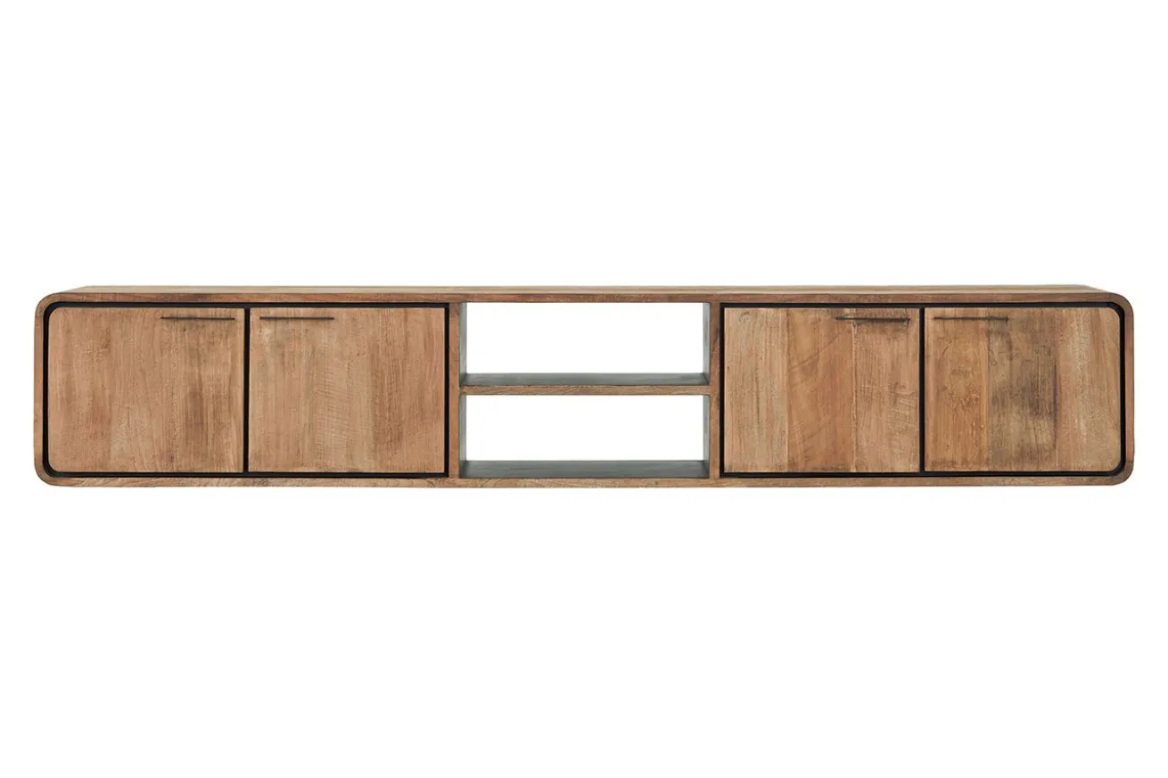 TV-Board hängend Evo Teak B 225 cm
