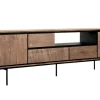 TV-Board Metropole Teak Metall B 195 cm