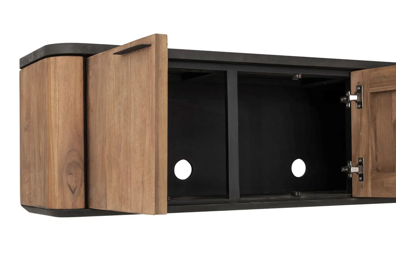 TV-Board Soho hängend Teak B 190 cm