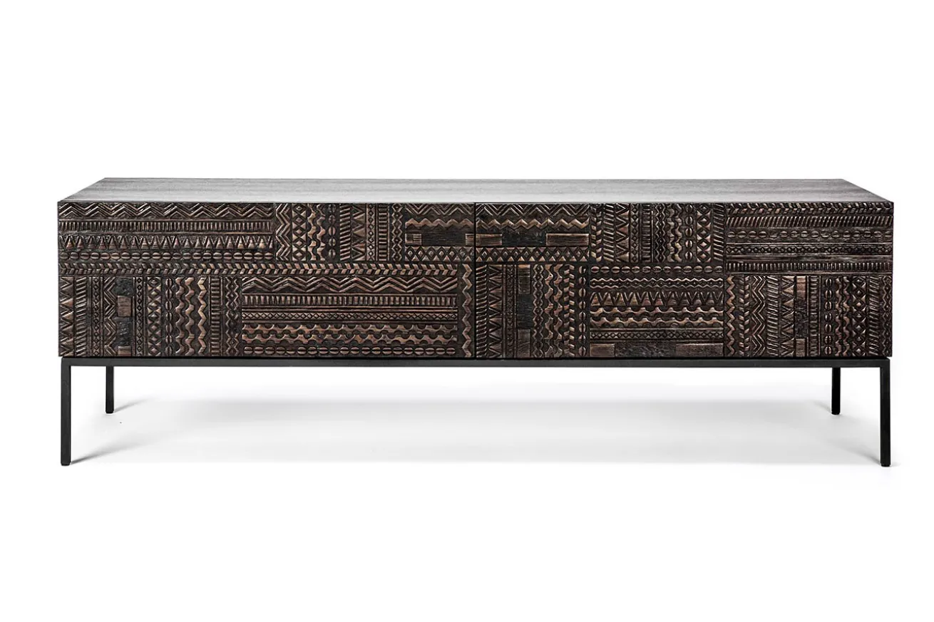 TV Board Tabwa Teak massiv B 160 cm