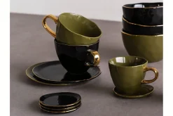 Untertasse schwarz D 9cm