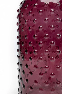 Vase Glas gelb violett
