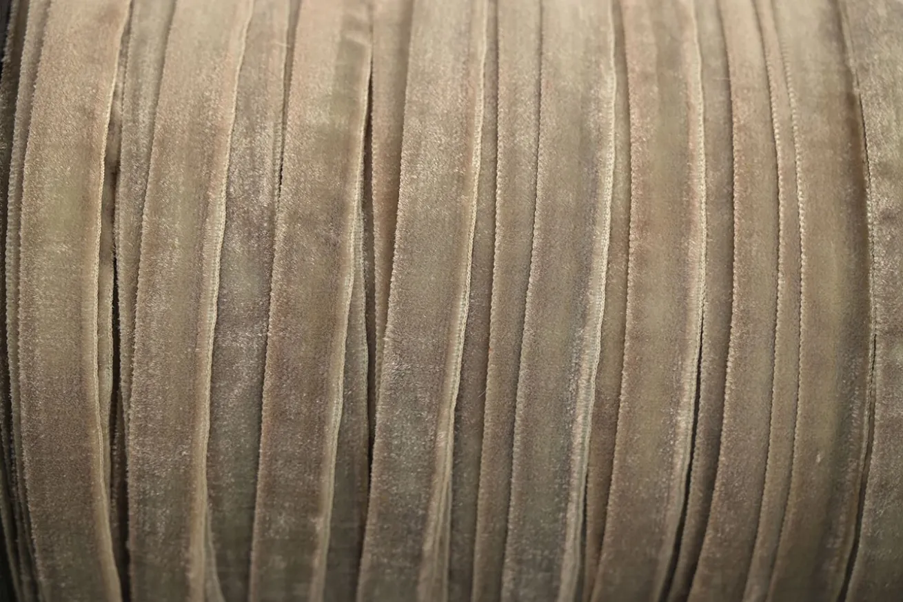 Velvet-Samt Band Ribbons 100m braun
