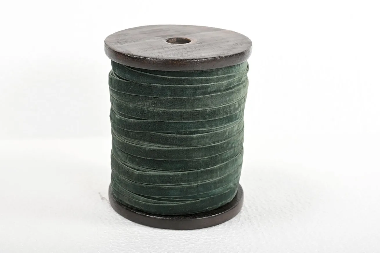Velvet-Samt Band Ribbons 100m grün