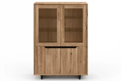 Vitrinenschrank EXTREME Eiche H 170 cm
