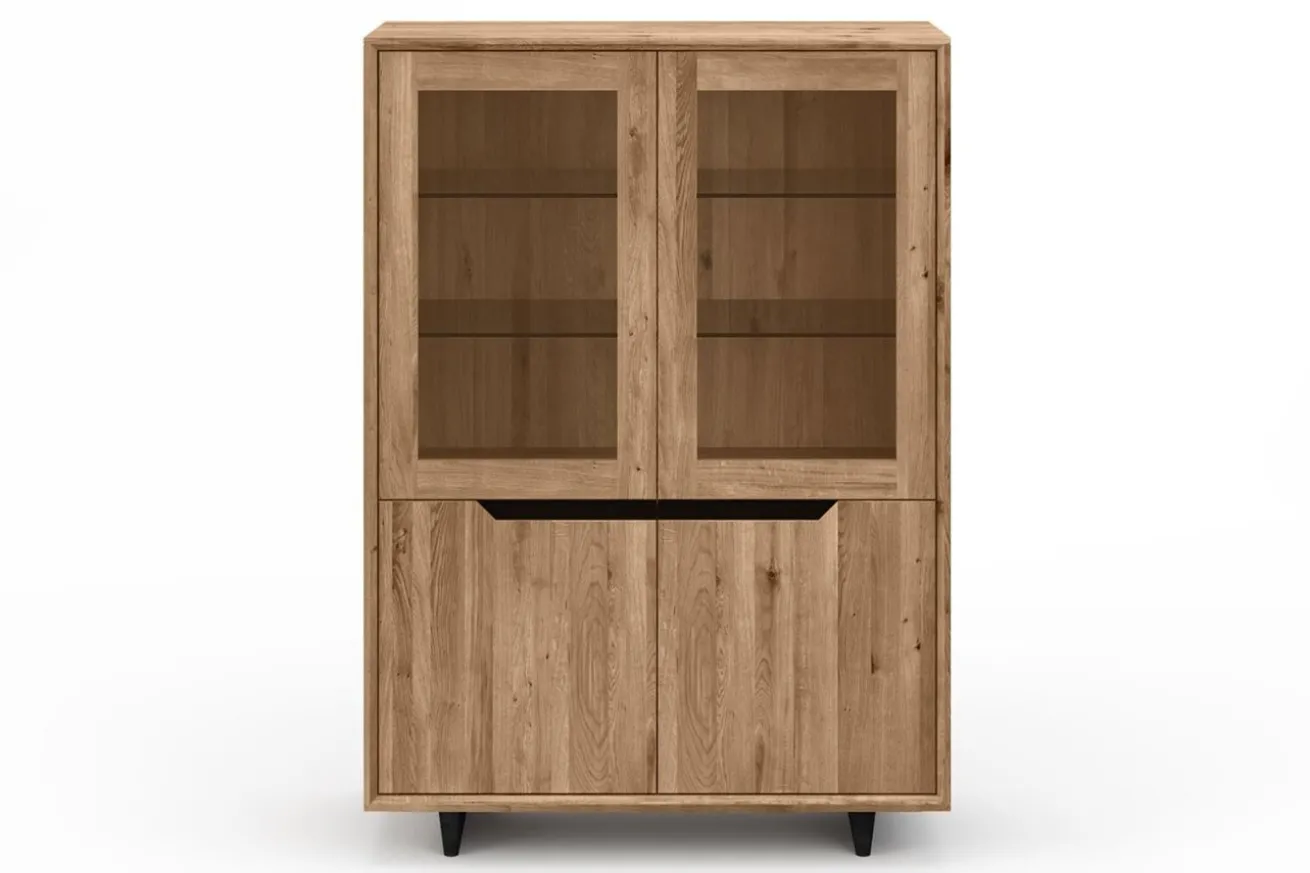 Vitrinenschrank EXTREME Eiche H 170 cm