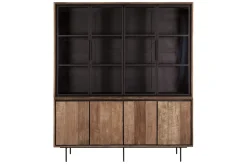 Vitrinenschrank Metropole Teak B 180 cm