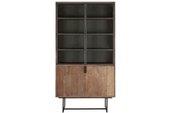 Vitrinenschrank Odeon Teak B 120 cm