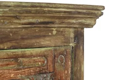 Vitrinen Schrank Vintage grün