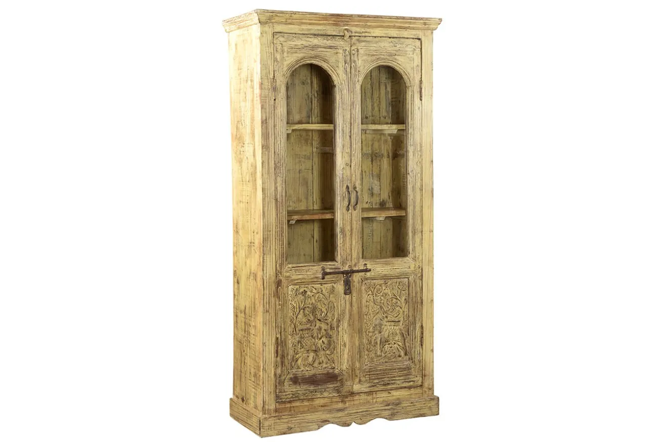 Vitrine Vintage gelb