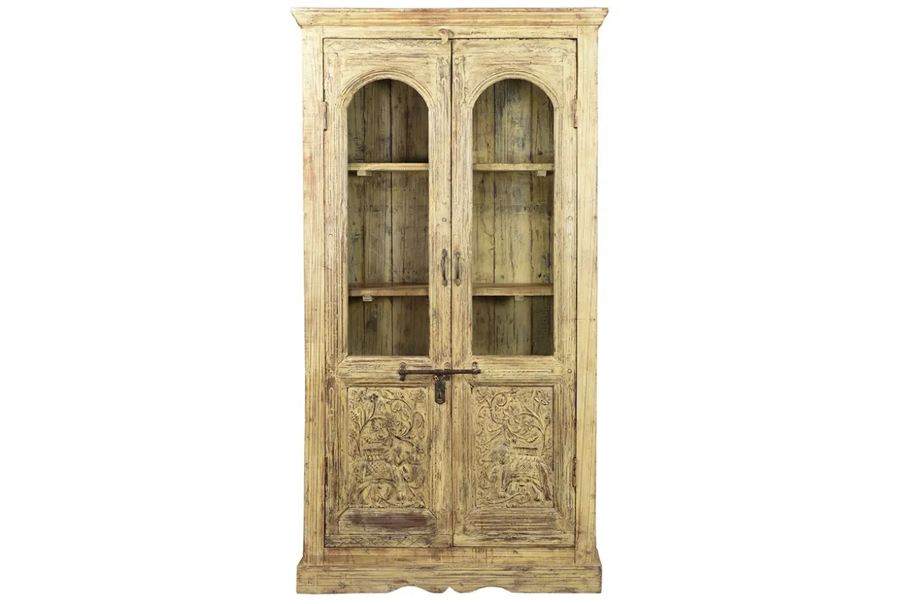 Vitrine Vintage gelb