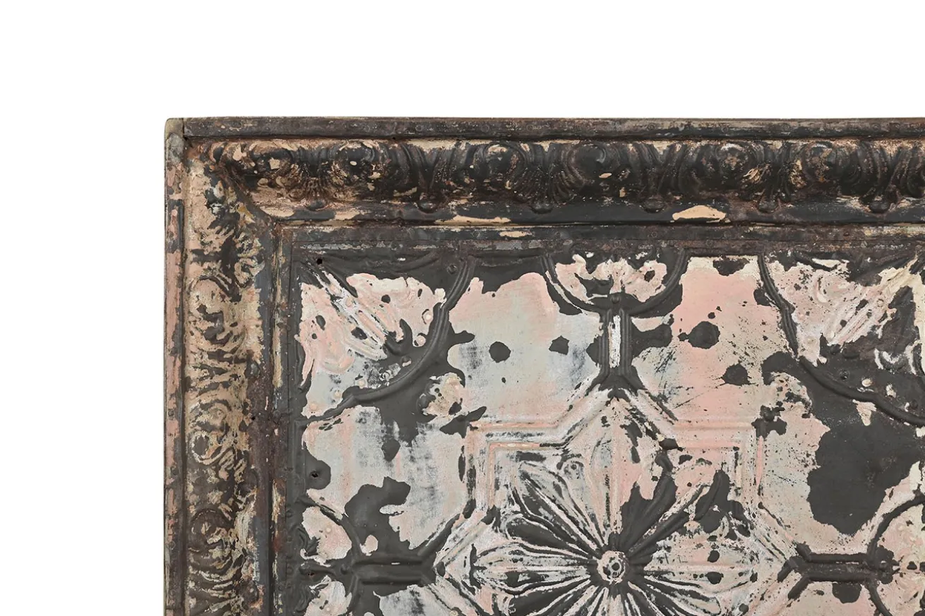 Wandbild aus Metall Vintage