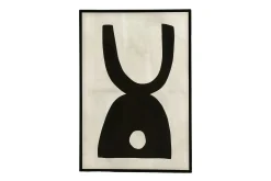 Wandbild Equilibro schwarz H 90 cm