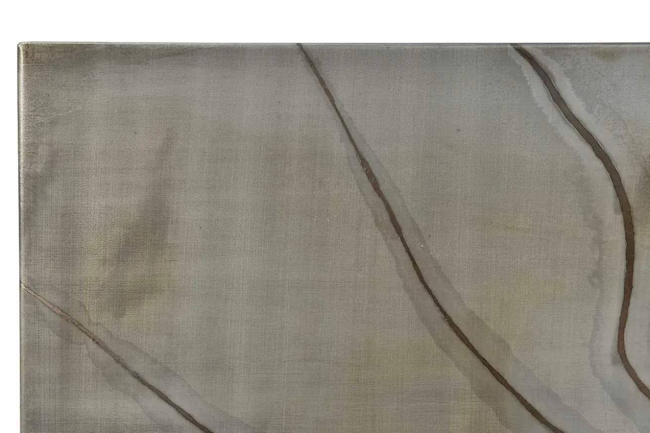 Wandbild Industrial Metall Look silber