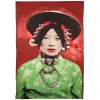 Wandbild Tibetian Girl 70 x 100 cm