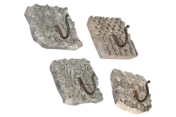 Wandhaken Massivholz bunt