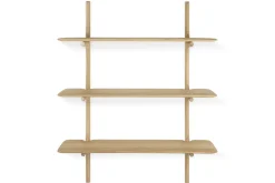 Wandregal PI Eiche H 126 cm