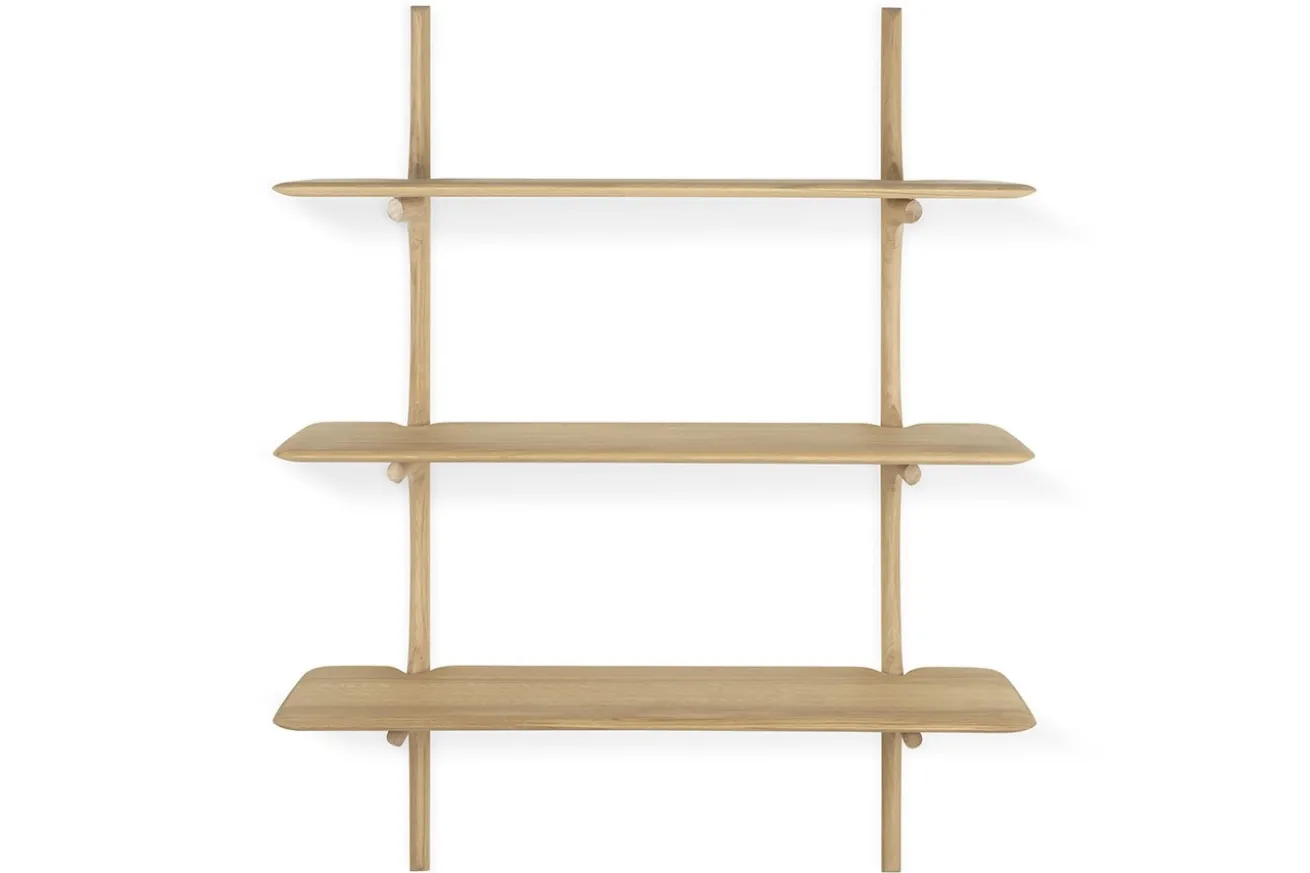 Wandregal PI Eiche H 126 cm