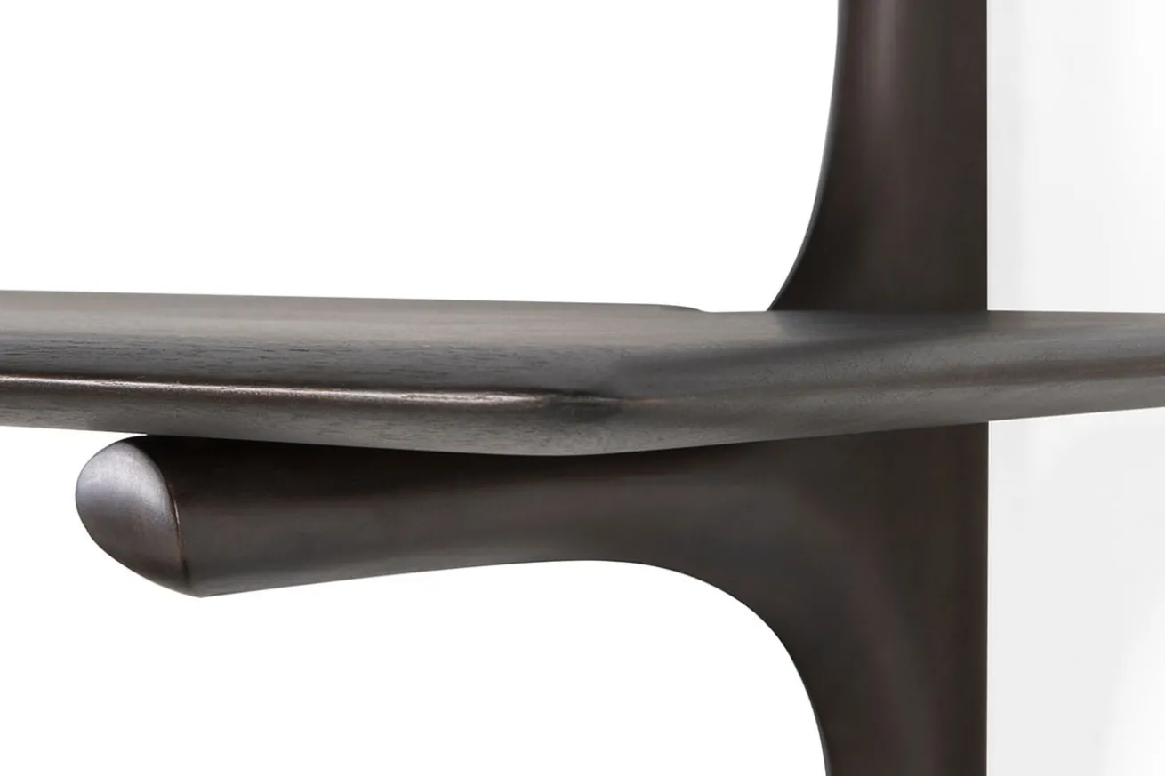 Wandregal PI Mahagoni H 126 cm