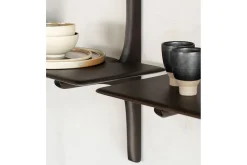 Wandregal PI Mahagoni H 196 cm