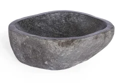 Waschbecken Kiesel oval medium