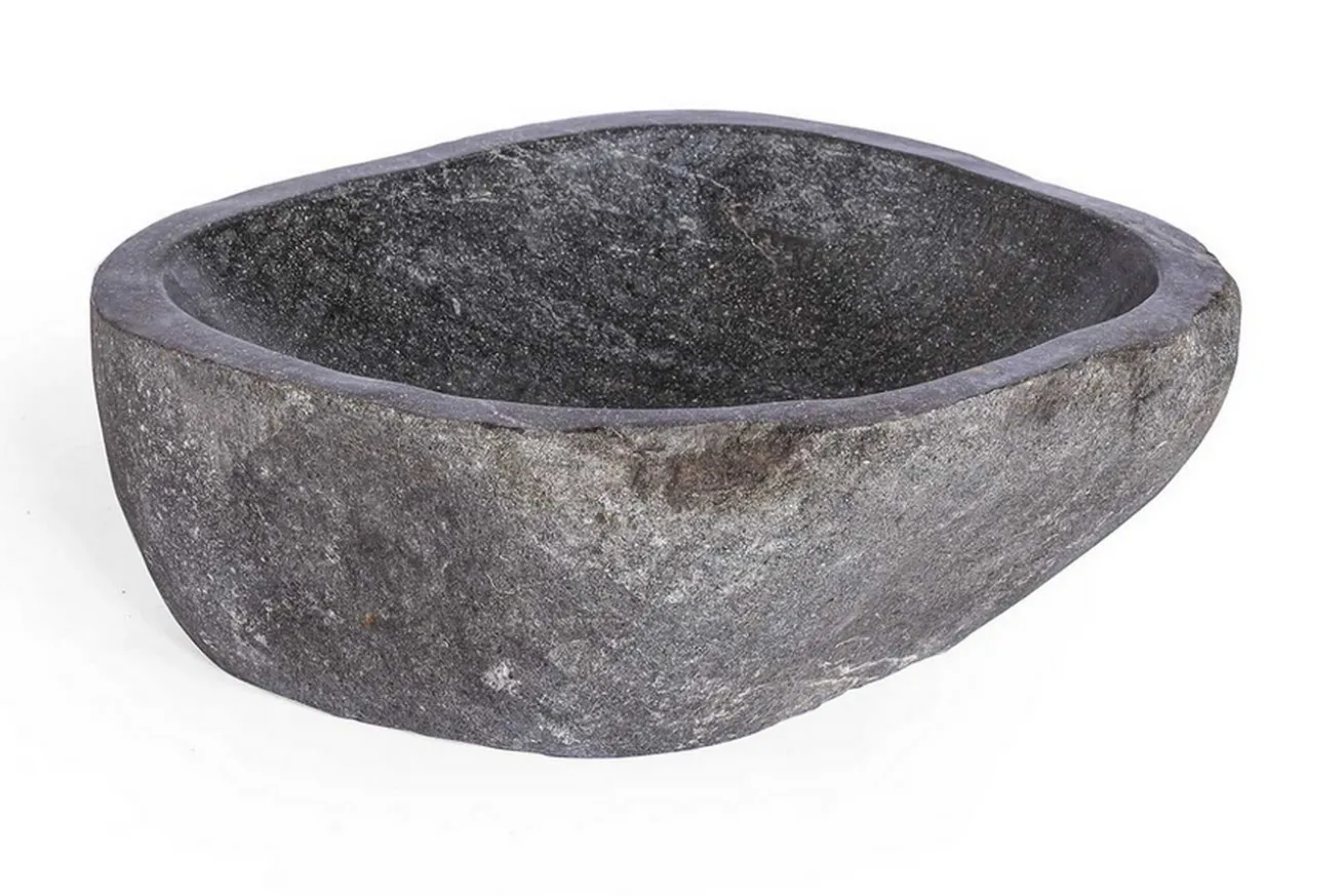 Waschbecken Kiesel oval medium