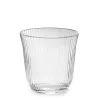 Wasserglas Inku geriffelt H 9 cm