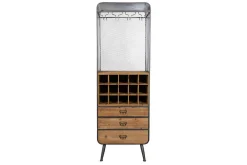 Weinregal Vino Metall Massivholz