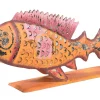 Windlicht Fisch Metall klein