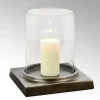 Windlicht Herakles dunkel bronze hoch