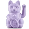 Winkekatze Lucky Cat matt violett